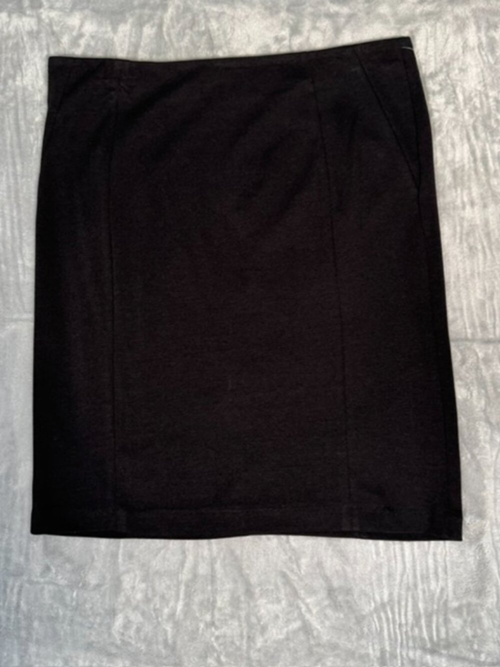 NWT New Directions Black Pencil Skirt 8P Petite Stretch Career